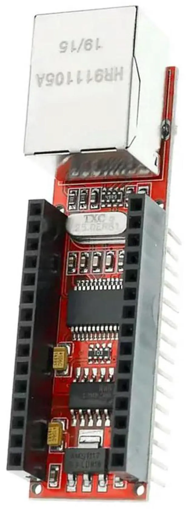 Alt view image 3 of 7 - Ageryu For Nano ENC28J60 Ethernet Shield V1.0 For Compatible Nano 3.0 RJ45 Network Module