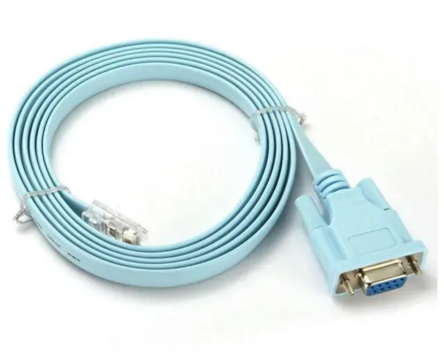 Main image of USB Console Cable RJ45 Cat5 Ethernet To Rs232 DB9 COM Port Serial Female Rollover Routers Network Adapter Cable 1.8M-N33R