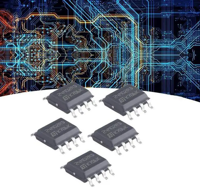 Alt view image 3 of 7 - Ageryu 5PCS M24M02-DRMN6TP 24M02RD SOP-8 2M Expansion Chip Programmable Memory For Quansheng K5 K6 Modification