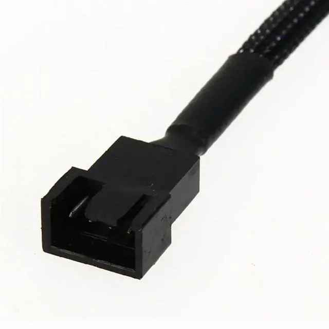 Alt view image 2 of 7 - Ageryu 26Cm 4PIN Black Mainboard Fans Cable Computer PC Fan Power Extension Cable For Computer Case Fan