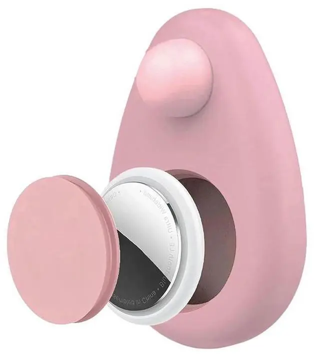 Alt view image 2 of 4 - Ageryu Kids Silicone Waterproof Holder For Airtag GPS Tracker Case With Safety Pin-N33R