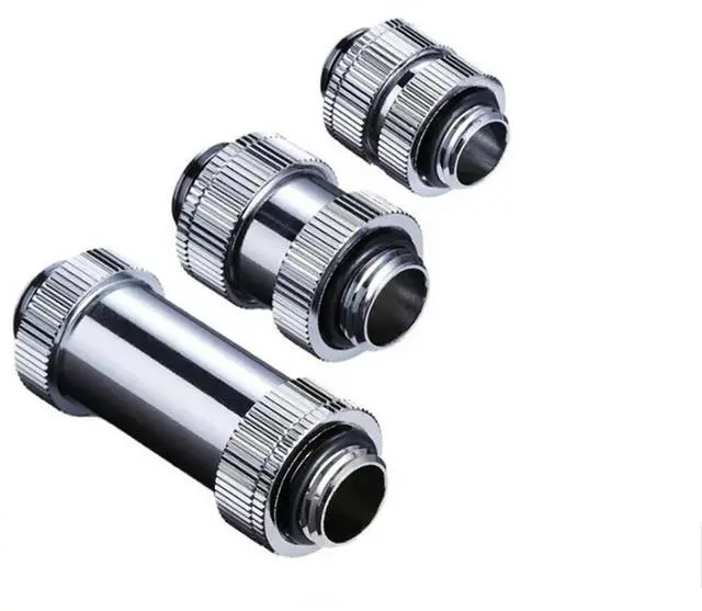 Alt view image 4 of 4 - Ageryu G1/4 Male To Male Rotary Connectors Copper SLI Water Cooling Fittings For PC, Adjustable Lengths A-N33R