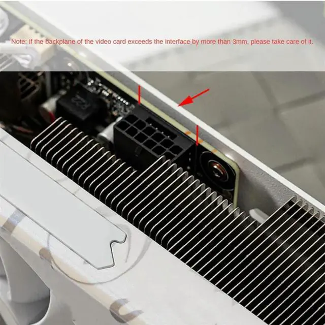 Alt view image 3 of 4 - Ageryu Pcie5.0 Graphics Card ATX3.0 Adapter PSU 12VHPWR Adapter GPU Steering Connector 16Pin 600W Wiring Artifact