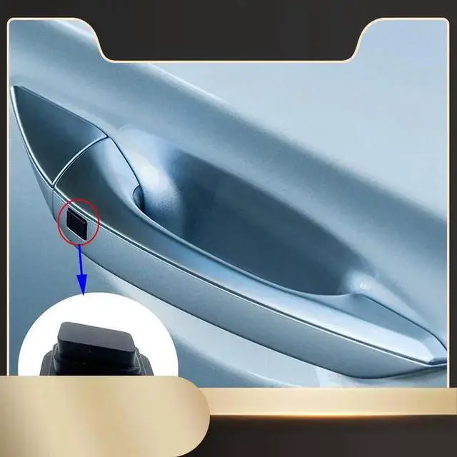 Main image of 1Pair Inductive Exterior Handle Button Key 82651-G2720 82661G2720 For Hyundai IONIQ 2016-2020 Door Puller Small Switch-N33R