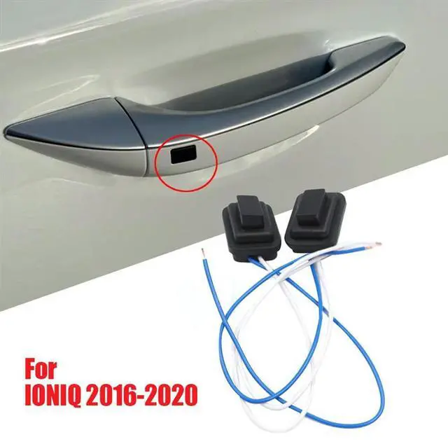 Alt view image 4 of 4 - 1Pair Inductive Exterior Handle Button Key 82651-G2720 82661G2720 For Hyundai IONIQ 2016-2020 Door Puller Small Switch-N33R