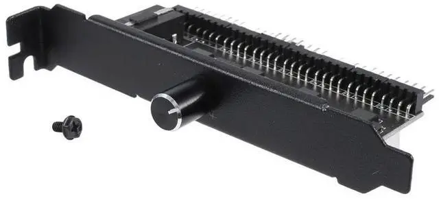 Alt view image 4 of 4 - Ageryu Pc 8 Channels Fan Hub Cooling Fan Speed Controller For CPU Case HDD VGA PWM Fan PCI Bracket Power By 12V Fan-N33R