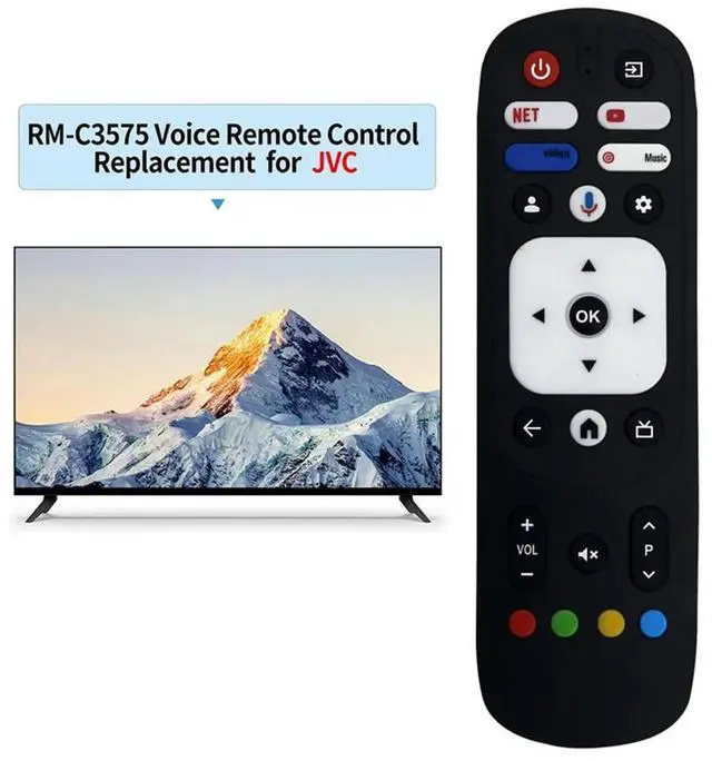Main image of Ageryu RM-C3291 RM-C3575 Remote Control Replacement For JVC TV ,Without Voice-N33R