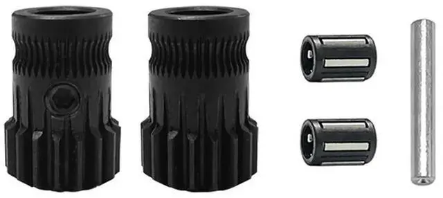 Alt view image 2 of 7 - Ageryu Hardened Dual Drive Gear Extruder Upgrade Kit For BMG Gear Feeding 3D Printer Extrusion Accessory