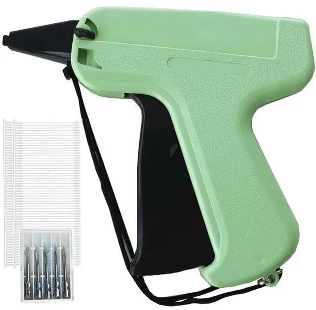 Alt view image 3 of 7 - Ageryu Workmanshipp-Garment Taggun, Price Taggun With 5 Pins And 1000 Barb Fasteners, Clothing Taggun (Light Green)