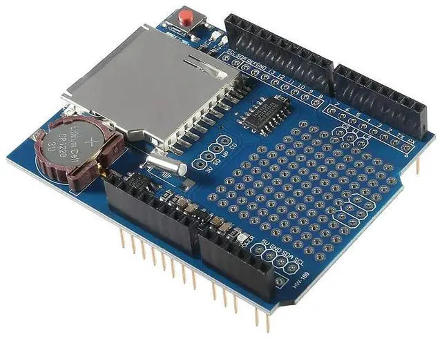Alt view image 3 of 7 - Ageryu 3PCS Data Logger Module Logging Shield Data Recorder DS1307 Shield For UNO With SD Card