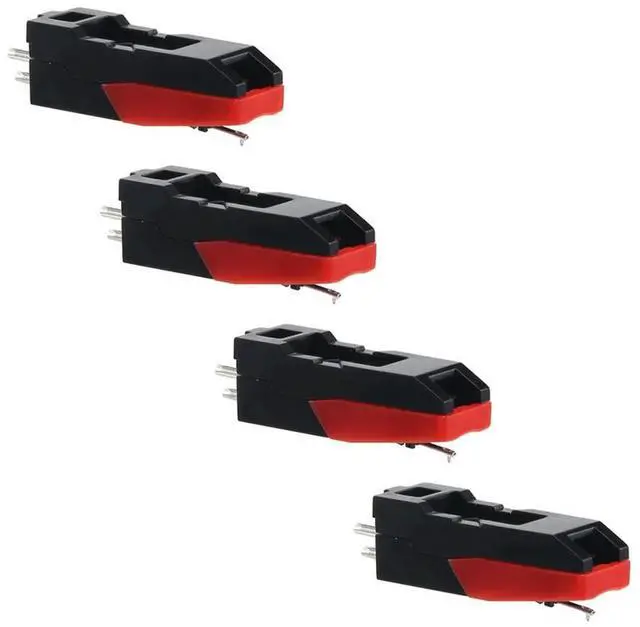 Alt view image 4 of 4 - Ageryu 4 Pcs Turntable Replacement Stylus Needles Turntable For LP Crosley Jensen 1Byone Phonograph Record Player-N33R