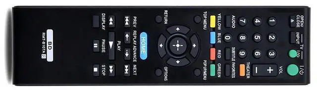 Main image of Remote Control Accessories For Blu-Ray Player BDP-S570 BDP-S370 RMT-B107A BDP-BX57 BDP-BX37 BDP-S270 RMT-B107A-N33R