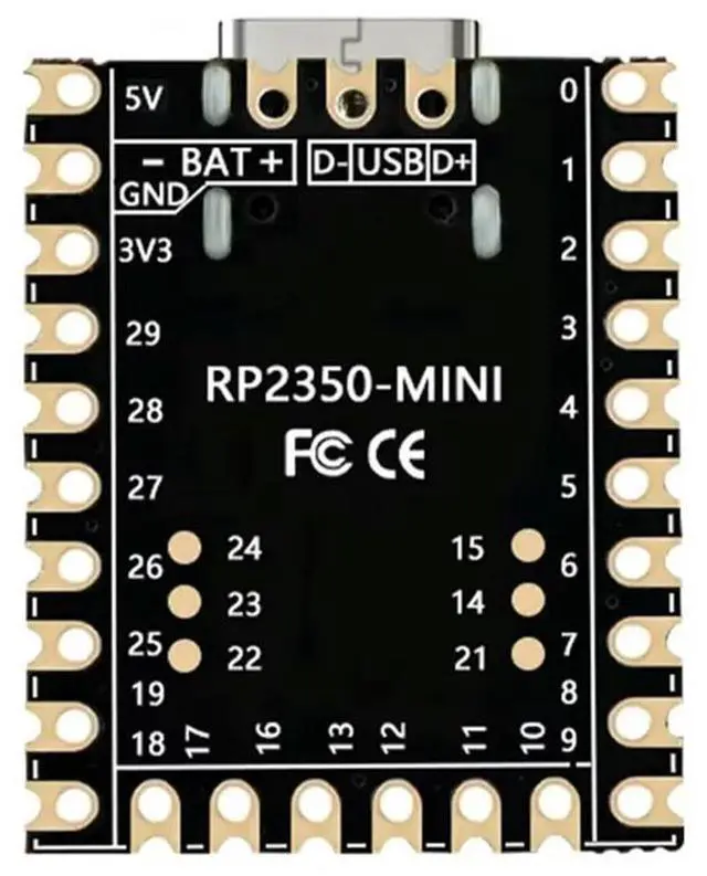 Alt view image 3 of 4 - Ageryu For Pi Pico 2 RP2350 Chip Mini Development Board Dual Arm Cortex-M33/Dual Hazard3risc-V 150 Mhz Type-C