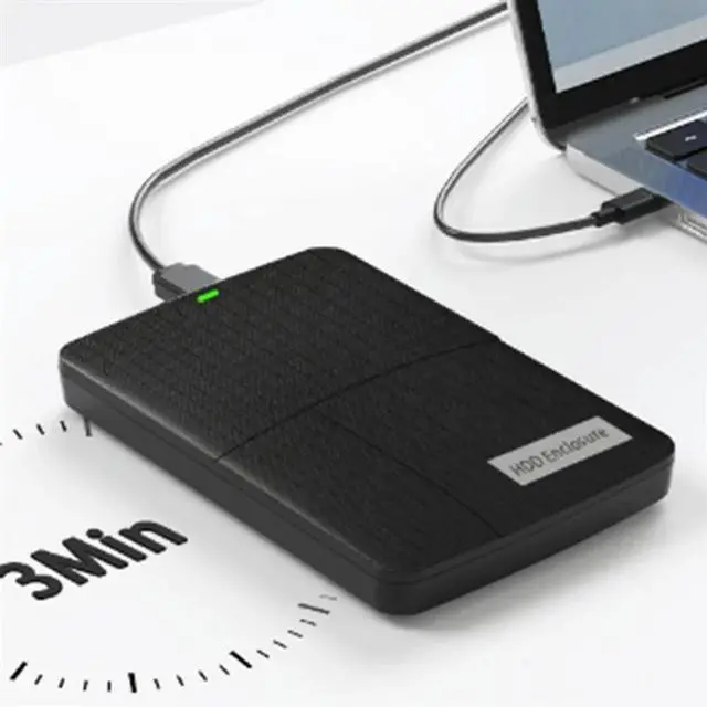 Main image of 2.5" SATA External Hard Drive Case Solid State Mechanical External Box 2.5 Inch SSD