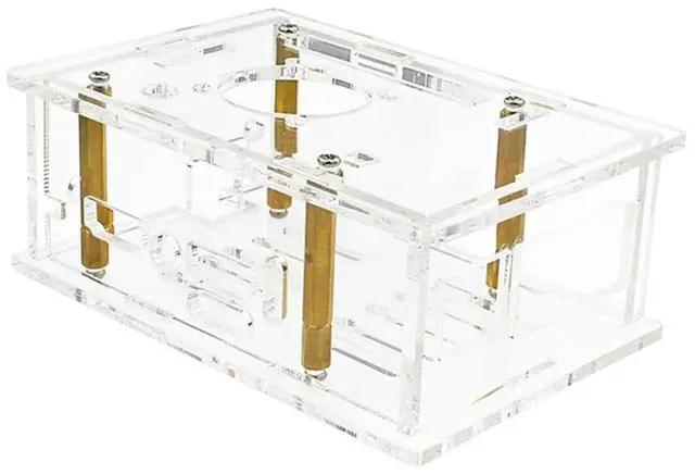 Alt view image 2 of 3 - Ageryu For Orangepi 5Pro Acrylic Case For Orangepi 5 Pro Transparent Acrylic Case