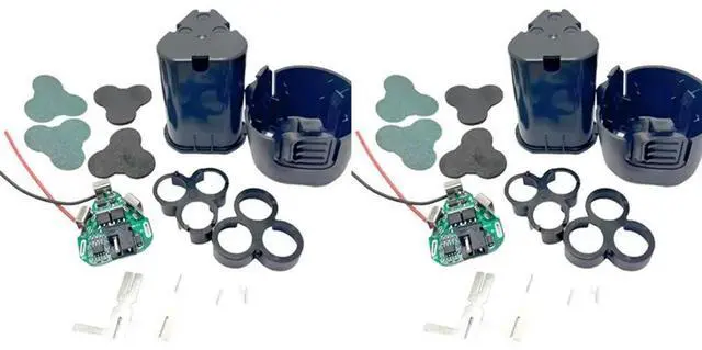Alt view image 2 of 4 - Ageryu 2Set Hand Drill Power Li- Protection Board Hand Drill Board As Shown BMS Lithium Box Circuit Pack Shell-N33R