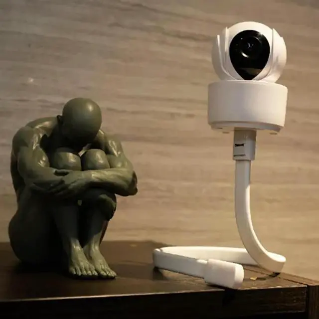 Alt view image 3 of 4 - Ageryu Gooseneck Camera Holder Monitor Bracket 1/4 In Thread Punch-Free Camera Bracket For Indoor Use-N33R