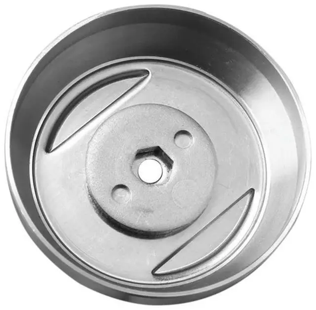 Alt view image 3 of 4 - Stainless Steel Grass Cover Guard Blade Base Garden Electric Lawn Mower Knives Accessories Wireless Charging Trimmers-N33R