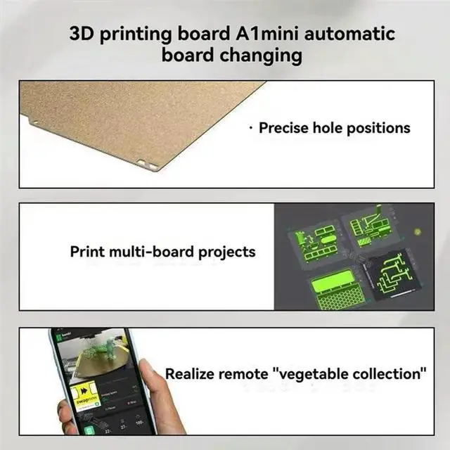 Alt view image 2 of 4 - Ageryu PEI Build Plate For A1 Mini PEI Spray Texture Spring Steel Printing Plate