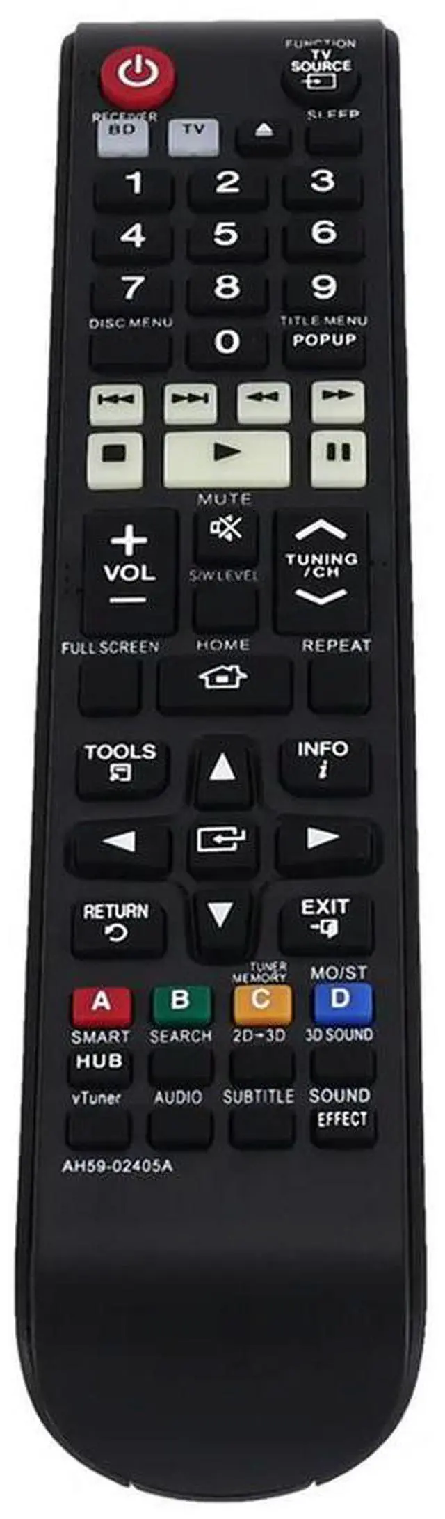 Alt view image 4 of 4 - Ageryu Remote Control AH59-02405A For Home Theater System HTE6750WXY HTE4500 HTE4530 HTE5530 HTE5550W-N33R