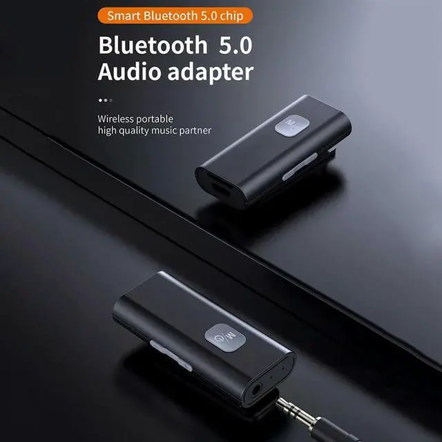 Alt view image 2 of 4 - Ageryu Handsfree Wireless Bluetooth 5.0 Adapter Receiver Audio Receiver Support TF Card Reader For Car Headphone Speakr-N33R