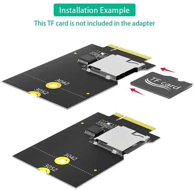 Alt view image 7 of 7 - Ageryu SD Card TF SDHC SDXC To NGFF Key B Adapter(Supports USB Bus, Not SATA Bus)-AA56