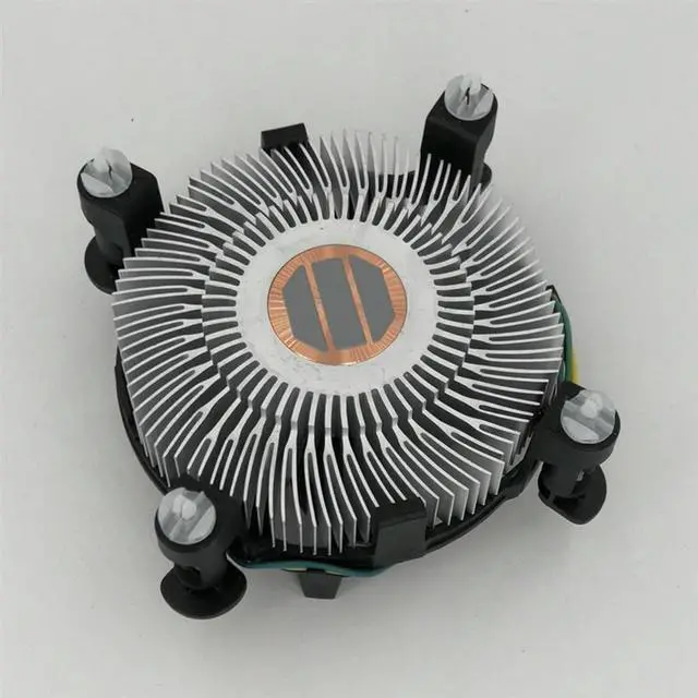 Alt view image 5 of 7 - Ageryu CPU Cooling Fan 4-Pin Connector CPU Cooler With Copper Heatsink For I3/I5/I7 Socket 1150/1151/1155/1156/1200/775 CPU D