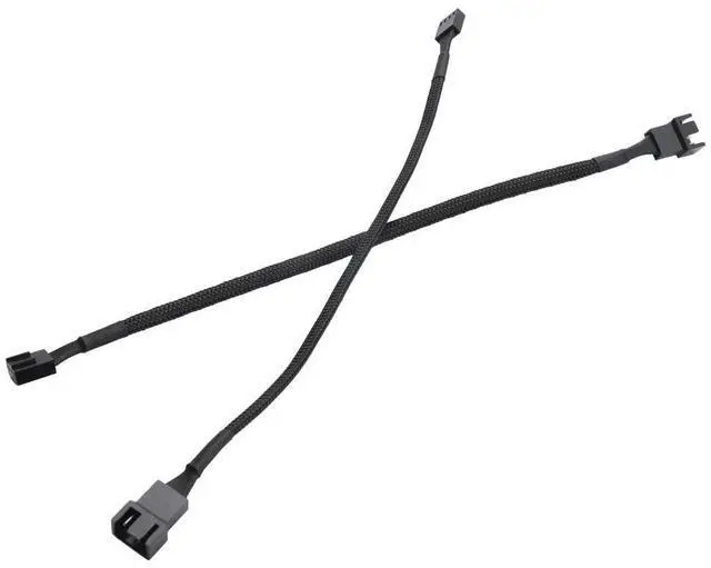 Alt view image 4 of 4 - Ageryu 10PCS 4 Pin PWM Fan Extension Power Cable Connector Case Male To Female Extending Cables Compatible With 4 Pin/3 Pin Fan-N33R