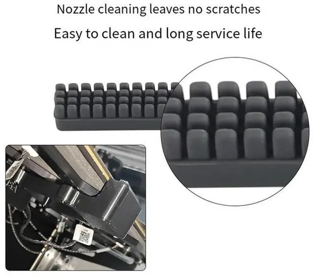 Main image of 3D Printer Part Nozzle Brush For Prusa XL Nozzle Cleaning Wiper Silicone Brush Extruder Nozzle Wipe Kit With Print Par
