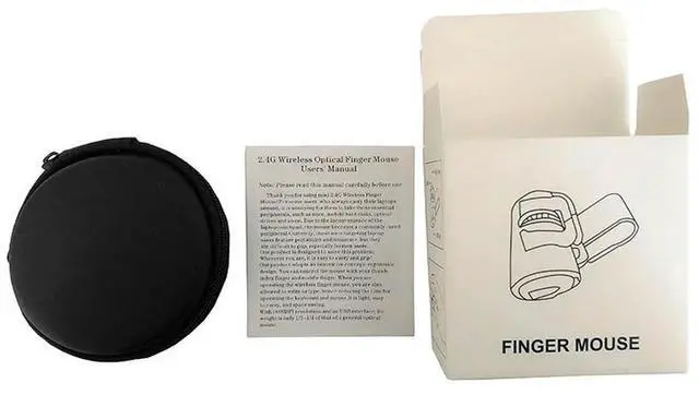 Alt view image 3 of 4 - Ageryu 2.4G Wireless Finger Ring Optical Mini Mouse, Lazy Finger Mini Fingertip Wireless Mouse USB Optical Ring Laptop Mouse