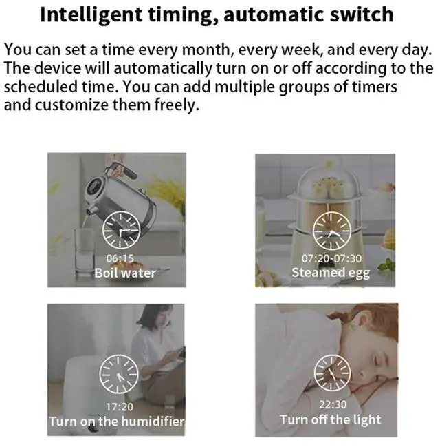 Alt view image 3 of 4 - Ageryu Tuya Wifi Smart Switch DIY Timer 1CH 7-32V USB 5V 2.4G Wifi Smartlife Home Automation Module For Alexa Google Home IFTT-N33R