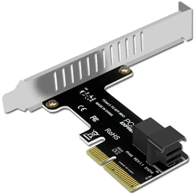 Alt view image 2 of 4 - Pcie Expansion Riser Card U.2 Port Card For Nvme SSD Converter Hard Disk Expansion Card For Desktop