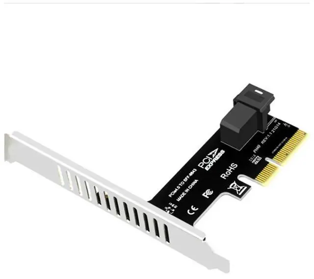 Alt view image 3 of 4 - Pcie Expansion Riser Card U.2 Port Card For Nvme SSD Converter Hard Disk Expansion Card For Desktop