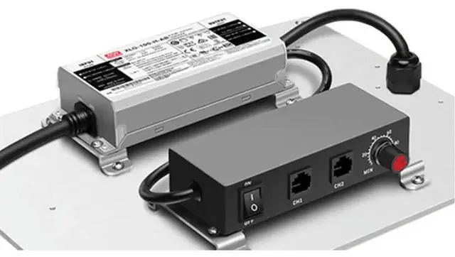 Alt view image 2 of 4 - Ageryu DC 0-10V Dimmer Switch Seriesable Sync Controller Rotary ON/Off For 0/1-10V Dimmable LED Drivers Electronic Ballasts-N33R
