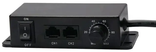 Alt view image 4 of 4 - Ageryu DC 0-10V Dimmer Switch Seriesable Sync Controller Rotary ON/Off For 0/1-10V Dimmable LED Drivers Electronic Ballasts-N33R