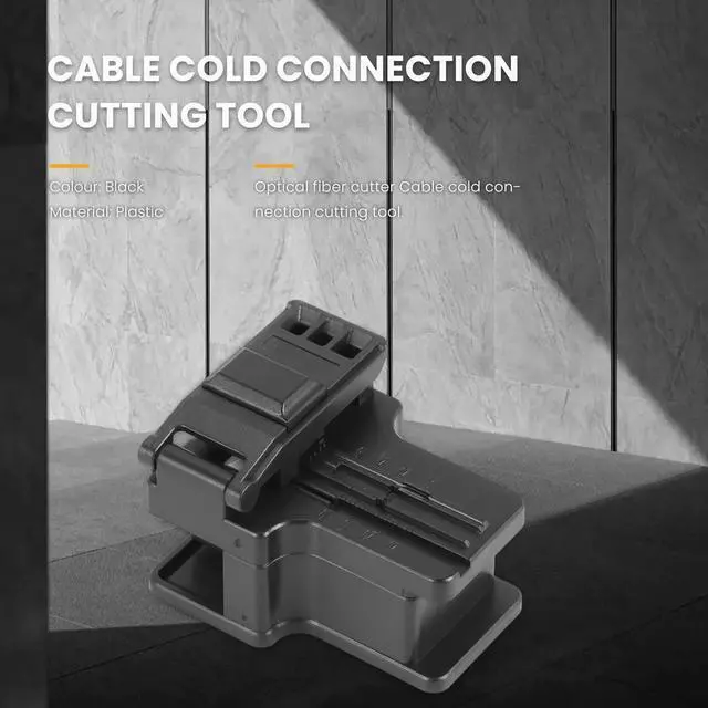 Alt view image 4 of 4 - Ageryu COMPTYCO AUA-X01 FTTH MINI Optical Fiber Cleaver ABS Small High Precision Fiber Cutter Cable Cold Connection Cutting Tool-N33R