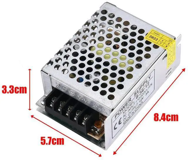 Alt view image 2 of 4 - Ageryu 1 PCS DC 12V 3A 36W Switching Power Supply Transformer AC-DC Power Supply AC 110V / 220V To DC 12V Switching Adapter-N33R