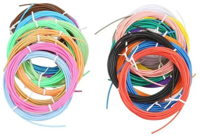 Alt view image 4 of 4 - Ageryu 3D Printing Pen PCL Filament Refills 1.75Mm, Pack Of 20 Random Color, Low Melting Temp Of 70, Gifts For Kids (200 FT)-N33R