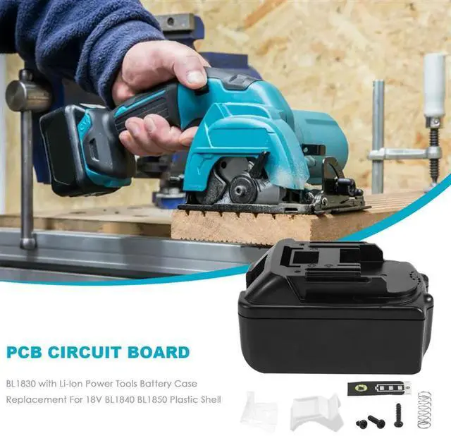 Alt view image 3 of 4 - Ageryu BL1830 With Li- Power Tools Case Replacement For 18V BL1840 BL1850 Plastic Shell-N33R