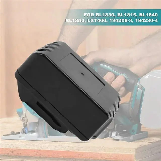 Alt view image 4 of 4 - Ageryu BL1830 With Li- Power Tools Case Replacement For 18V BL1840 BL1850 Plastic Shell-N33R