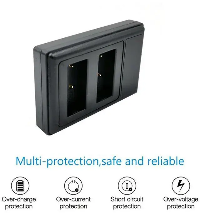 Alt view image 2 of 4 - Ageryu BLS-1 BLS-5 USB Dual Charger For Camera PS-BLS1 BLS-50 PS-BLS5 OM-D E-M10 Pen E-PL2 E-PL5 E-PL6 E-PL7-N33R