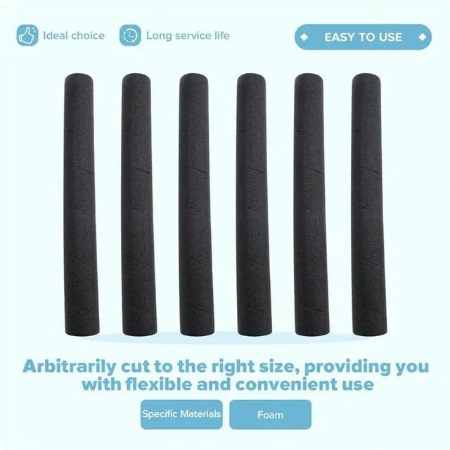 Alt view image 2 of 7 - Ageryu Foam Pipe Covers Foam Pipe Soft Foam Tubing Insulation Wrap Spiral Basement Pole Cover Protector-N33R