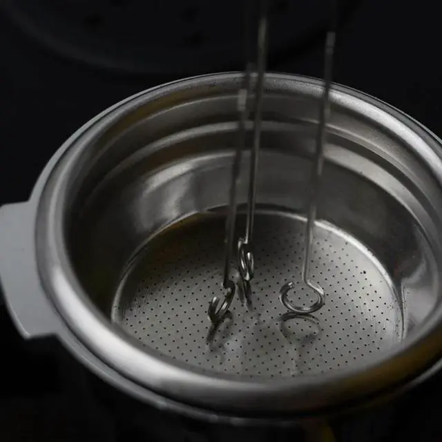 Alt view image 4 of 4 - For Breville Sage 870/875/878/880 Coffee Machine Bottomless Handle Filter 54Mm Filter Basket And Powder Distributor Durable-N33R