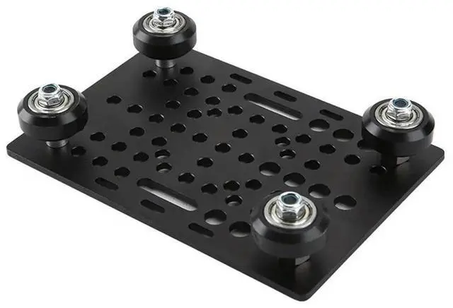 Alt view image 3 of 4 - V-Slot Gantry Set 20-80Mm Gantry Plate For Profiles Vslot Plate Kits Gantry Plat 3D Printer Accessories With Black Whe