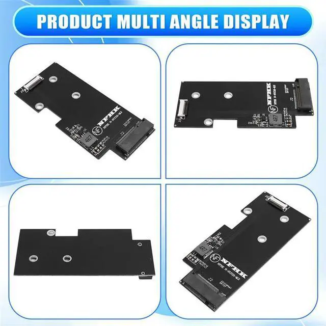 Alt view image 3 of 4 - Solid State Drive Adapter Card MINI PCIE To MSATA SSD Adapter Card For Nuc10i3fnb Nuc10i5fnb Nuc10i7fnb