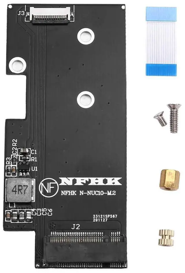 Alt view image 4 of 4 - Solid State Drive Adapter Card MINI PCIE To MSATA SSD Adapter Card For Nuc10i3fnb Nuc10i5fnb Nuc10i7fnb