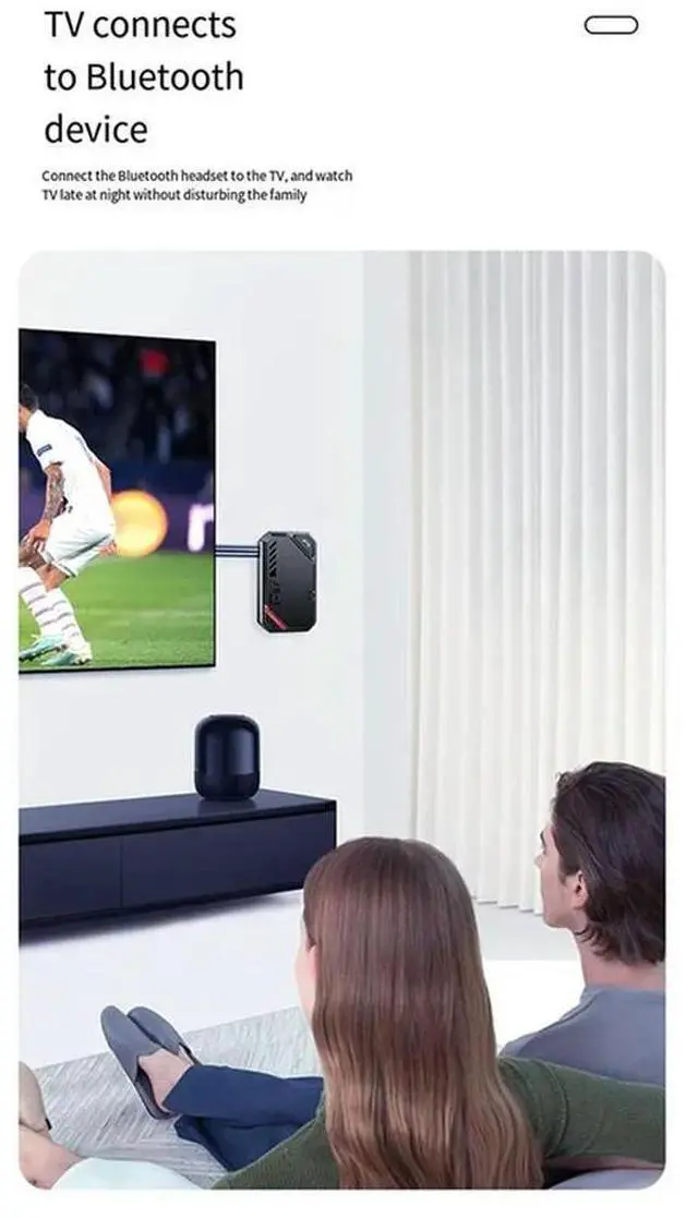 Alt view image 2 of 4 - Airplane Bluetooth 5.4 Receiver Transmitter Adapter 3.5MM AUX MP3 Player HIFI Audio Adapter For PC TV Car Home Speaker-N33R