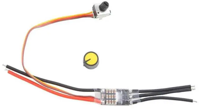 Alt view image 2 of 4 - Ageryu DC 7-26V Three-Phase Brushless Motor Driver DC Motor Drive Board Speed Controller Regulator With Potentiometer Easy To Use (30A)