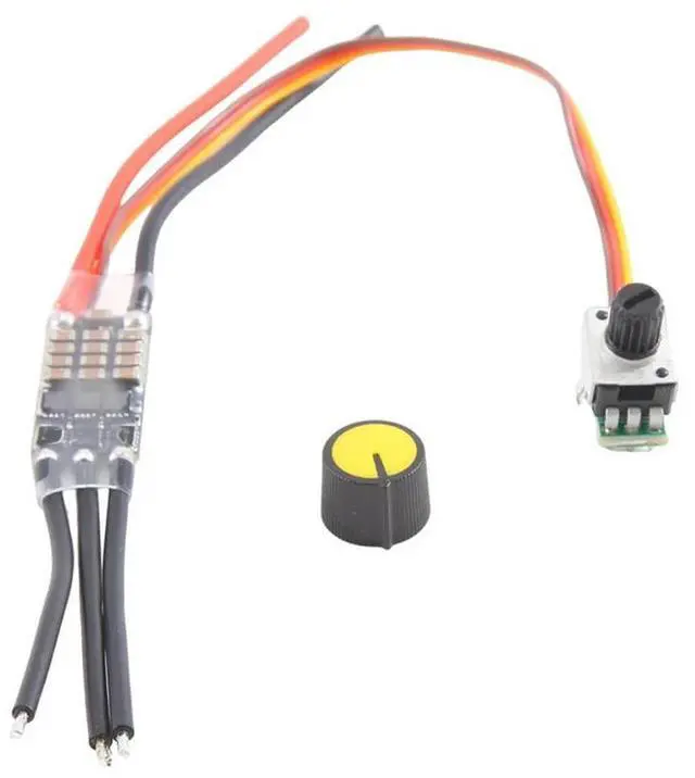 Alt view image 3 of 4 - Ageryu DC 7-26V Three-Phase Brushless Motor Driver DC Motor Drive Board Speed Controller Regulator With Potentiometer Easy To Use (30A)