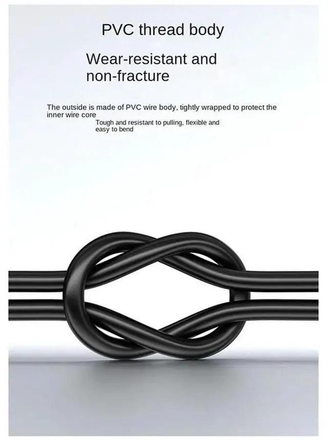 Alt view image 5 of 7 - Ageryu 2.1 Cable 16K DP Cable Ultra HD Video Audio Cable For Laptop TV Projector Monitor Durable 3 Meters-N33R